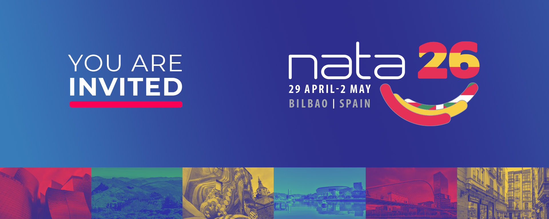 NATA26 - Annual Congress - 29 April - 2 May - Bilbao - Join us!